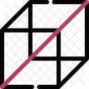 3 D Cube Three Icon