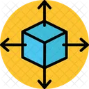 3d cube  Icon