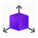 3d cube  Icon