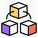 3d Cubes  Icon
