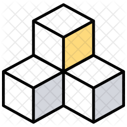 3D Cubes Icon