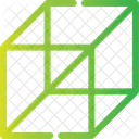 3 D Cubo Tres Ícone