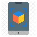 Innovation Technologie AR Augmented Cube Design Thinking Symbol