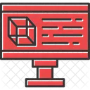 3 D Design Cube Design Icon