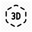3d dot Icon