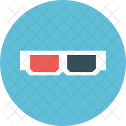 3d eyeglasses Icon