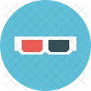 3 D Eyeglasses Dimension Icon