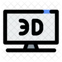 3D-Fernseher  Symbol