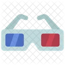 3D-Filmbrille  Symbol