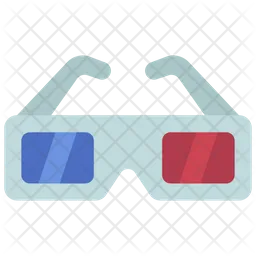 3D-Filmbrille  Symbol