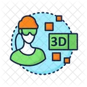 3 D Gameplay Reality Icon