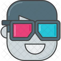 3d glasses  Icon