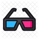 3 D Glasses Technology Icon