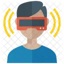 3 D Glasses Virtual Reality Smart Glasses Icon