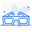 Virtual Glasses Virtual Goggles 3 D Glasses Icon