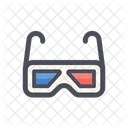 3 D Glasses Game Glasses Virtual Glasses Icon