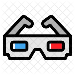 3d glasses  Icon