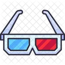 3d glasses  Icon