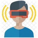 3 D Glasses Virtual Reality Smart Glasses Icon