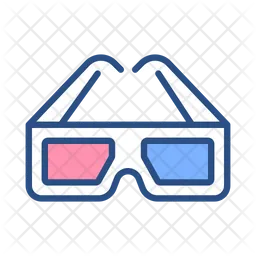 3D goggles  Icon