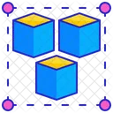 3D 모델링  아이콘