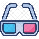 3D 안경  아이콘