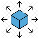 3d 큐브  아이콘