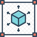3d 큐브  아이콘