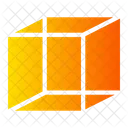 3 D Cubo Geometrico Ícone