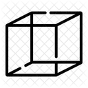 3 D Cubo Geometrico Ícone