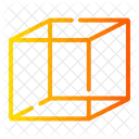 3 D Cubo Geometrico Ícone