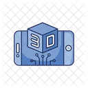 3D Mobile Technology  Icon