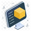 3 D Cube 3 D Cad 3 D Model 아이콘