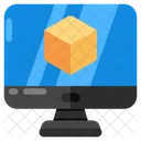 3 D Cube 3 D Cad 3 D Model 아이콘