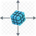 3 D Modeling Cube 3 D Technology Icon
