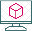 3 D Arrow Cube Icon