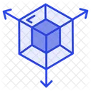 3 D Modeling Prototype Icon