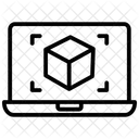 D Modellierungsliniensymbol Icon