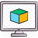 3D Modellierung  Symbol