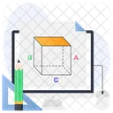 3d Modelling  Icon