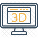 3 D 3 D Film 3 D Movie Icon