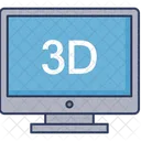 3 D Movie 3 D Film Icon