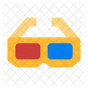 3d movie glasses  Icon