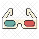 Óculos 3d  Ícone