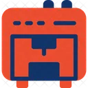 3 D Printer Printing Icon