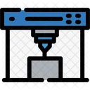 3 D Printer Printing Icon
