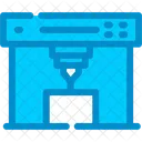 3 D Printer Printing Icon
