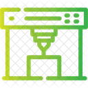 3 D Printer Printing Icon