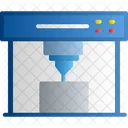 3 D Printer Printing Icon