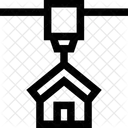 3d printer house  Icon